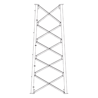 Sección 7 Base para Torre Autosoportada línea SSV (Código de Fábrica: 7N165) SSV7N165 ROHN