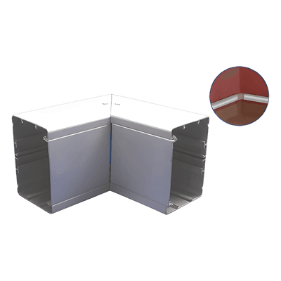 Esquinero interior de aluminio / Canaleta INKA100 / 0.397 kg / -20°C a 120°C / Anodizado natural INKA-100-EI THORSMAN