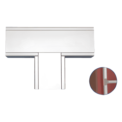 Accesorio en T / Aluminio anodizado / -20°C a 120°C / 0.679 kg / Para canaleta INKA100 INKA-100-T THORSMAN
