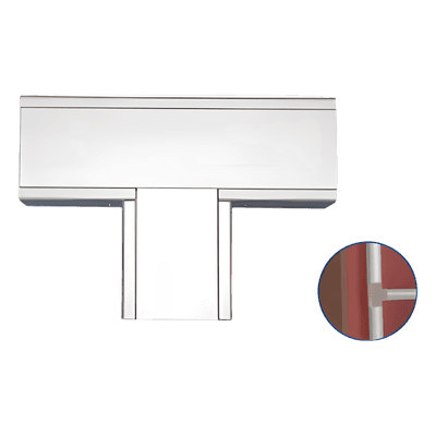 Accesorio en T / Aluminio anodizado / -20°C a 120°C / 1.213 kg / NOM-001-SEDE-2005 INKA-140-T THORSMAN