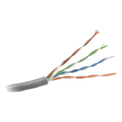 Bobina de Cable UTP Cat5e / 305 m (1000 ft) / Gris / 350 MHz / PVC con UV / -20°C a 75°C 6330-1109/1000 GENESIS