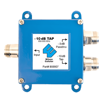 Separador TAP / -10 dB / 700-2500 MHz / 50 Ohm / N Hembra / 0.75 lb 859-907 WILSONPRO / WEBOOST