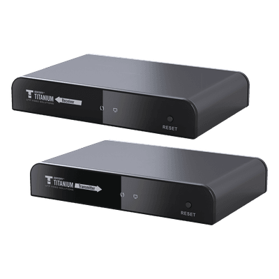 Kit extensor HDMI de 120 metros con loop HDbitT, Cat 5e/6 / Soporta hasta 253 Rx / Protocolo HDbitT, compatible con HDCP. TT-383-PRO EPCOM TITANIUM