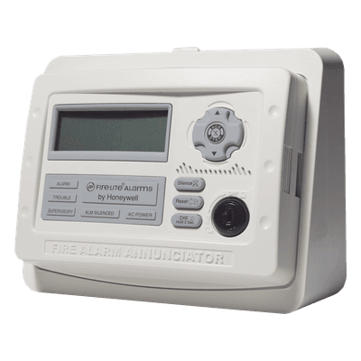 Anunciador LCD 80 caracteres / Retroiluminado / Protocolo ANN-BUS / 24 Vcc / Hasta 8 por panel / Color blanco ANN-80W FIRE-LITE