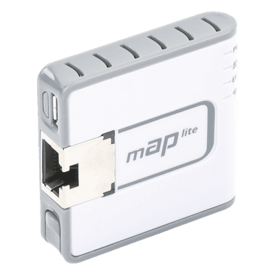 Mini Access Point / 1 Puerto Fast Ethernet / Wi-Fi 2.4GHz 802.11b/g/n / 650 MHz / 64 MB RAM / PoE 3.5W / 48x49x11 mm RBMAPL-2ND MIKROTIK