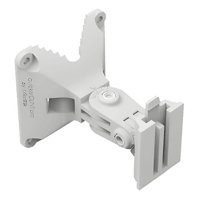 Soporte de Montaje para Antenas / Ajuste 140° Horizontal y Vertical / Capacidad 1.5 kg / Escala Graduada Integrada / Adaptador de Poste Incluido QMP MIKROTIK