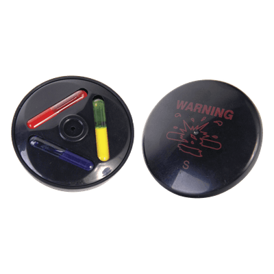 Tag Antihurto con Tinta para Ropa / 8.2 MHz / Diámetro 51 mm / Alcance 160 cm (5.2 ft) / Tinta Tricolor / Paquete 100 Piezas T051 Century