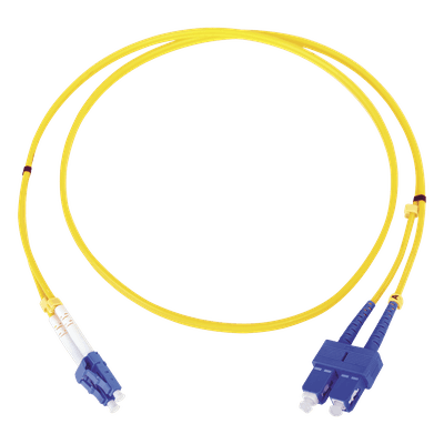 Jumper de Fibra Óptica / Monomodo 9/125 / LC/SC Duplex / 1 Metro (3.28 Pies) / ITU-T G.652.D LP-FO-6060B LINKEDPRO BY EPCOM