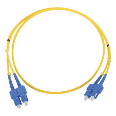 Jumper de Fibra Óptica / Monomodo 9/125 µm / SC/SC Dúplex / 1 Metro (3.28 Pies) / ITU-T G.652.D / 1310-1550 nm LP-FO-6053B LINKEDPRO BY EPCOM