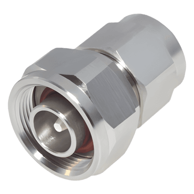 Adaptador en Línea / 4.3-10 Macho a N Macho / 50 Ω / Hasta 5,500 MHz / PIM ≤-160 dBc / VSWR ≤1.10:1 RFD-43M-NM RF INDUSTRIES,LTD