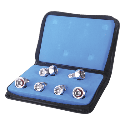 Kit de Adaptadores de Bajo PIM / MINI DIN 4.1-9.5 a N / 6 Piezas / Hasta 7.5 GHz / VSWR 1.20:1 RFA-4195-01 RF INDUSTRIES,LTD
