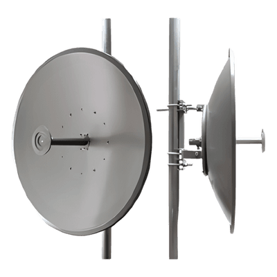 Antena para enlaces Carrier Class, Frec. 4.9 - 5.9 GHz Ganancia 32 dBi, Dimensiones 92.7 cm / Peso 10 kg HDDA5W-32-DP2 LAIRD