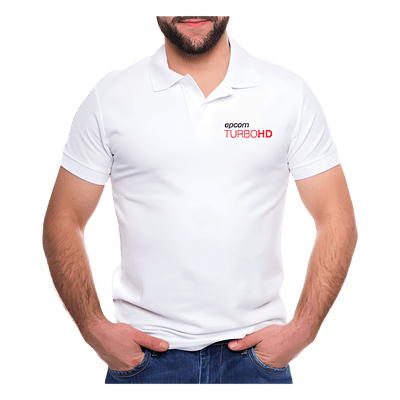 Playera Polo / Algodón 100% / Talla Mediana / Color Blanco PLATHDWM EPCOM