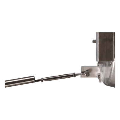 Montaje Ajustable para Antena / Acero Inoxidable / 3.3 kg / Resistente a Vientos Extremos / Compatible JRMA0-1200 y JRC-DD35 JRZ1200-ADJUSTABLE JIROUS