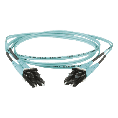 Jumper de Fibra Óptica / Multimodo OM3 50/125 / LC-LC Dúplex / OFNR Riser / Aqua / 1 m (3.28 ft) FX2ERLNLNSNM001 PANDUIT