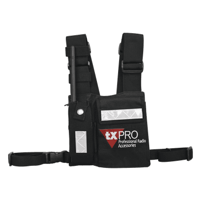Pechera Táctica / Soporte Universal para Radio / Cinta Adherente de Seguridad / Sujeción para Bolígrafo / Uso en Exteriores CPP-TXP TXPRO