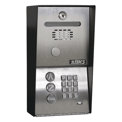 Audioportero Telefónico / 100 Números / Control 2 Puertas / Montaje Sobreponer / Anti Vandálico / Línea Análoga o Digital