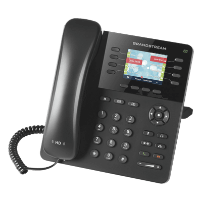 Teléfono IP Empresarial / 8 Líneas SIP / 4 Cuentas Simultáneas / Gigabit Dual / Bluetooth / PoE / Pantalla LCD 2.8 pulgadas GXP-2135 GRANDSTREAM