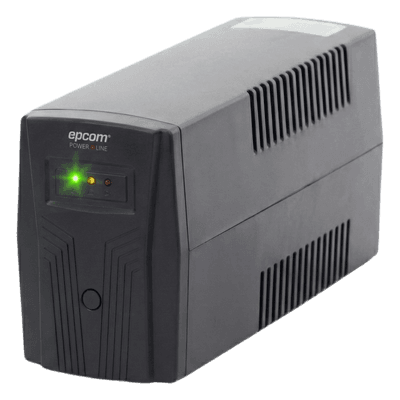 UPS Línea Interactiva / 850 VA / 510 W / AVR 80-150 Vca / 4 Tomas NEMA 5-15R / Onda Senoidal Simulada EPU850L EPCOM POWERLINE