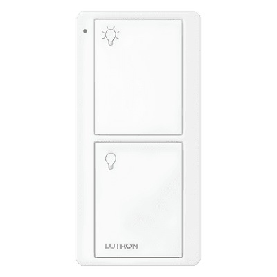 Control Remoto Inalámbrico / 2 Botones On/Off / RF 431-437 MHz / Alcance 18 m (59.1 ft) / Batería 10 Años / Sin Cableado