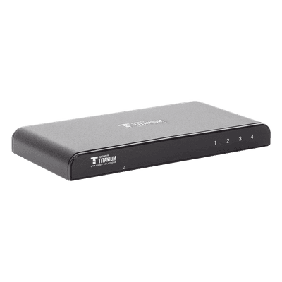 Divisor (Splitter) HDMI 4K de 1 Entrada a 4 Salidas (Simultaneas) / Soporta 4K×2K / Soporta hasta 4 equipos con conexión en Cascada / HDMI 3D / HDR / HDMI 1.4 / HDCP 1.4 / Audio PCM / Longitud del cable de entrada ≤30m y salida ≤25m. TT-314-PRO EPCOM TITANIUM