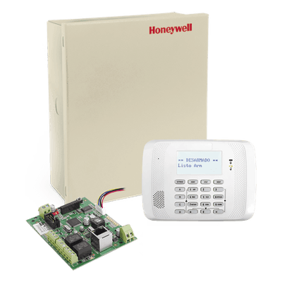 Panel de intrusión / 48 zonas totales / 3 particiones / teclado alfanumérico 6162RF / comunicador Ethernet IP VISTA48IP HONEYWELL HOME RESIDEO