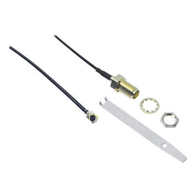 Cable adaptador / conector U.FL a SMA hembra / para comunicadores GSMX, GSMV, VISTA-GSM, LYNX Plus y LYNX Touch CELL-EXT HONEYWELL