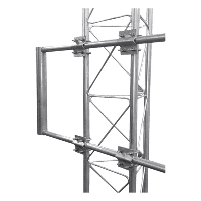 Brazo para Torre Arriostrada / Acero ASTM A-36 / Galvanizado por Inmersión / Tubo Principal 60 cm (1.97 ft) Ø 2' / Tubos Laterales 80 cm (2.62 ft) Ø 1' / Torres hasta 60 cm (1.97 ft) SBL-UNI-3G SYSCOM TOWERS
