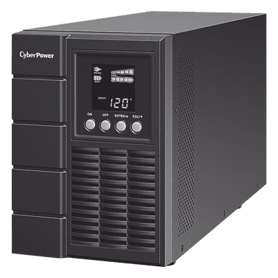UPS de 1000 VA/900 W, Online Doble Conversión, Entrada 120 Vca NEMA 5-15P, Onda Senoidal Pura, Tipo Torre, Con 4 Tomas NEMA 5-15R OLS1000 CYBERPOWER