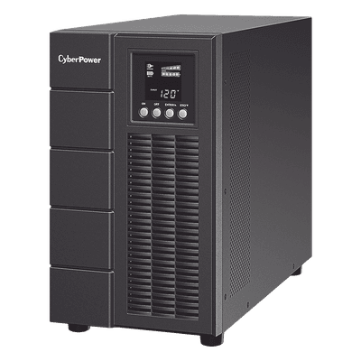 UPS de 3000 VA/2700 W, Online Doble Conversión, Entrada 120 Vca NEMA L5-30P, Onda Senoidal Pura, Tipo Torre, Con 6 Tomas NEMA 5-20R y 1 Block Hardwired OLS3000 CYBERPOWER