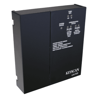 Controlador de Acceso / 1 Puerta / PoE o 12 VCC / Doble Procesador / 45,000 Tarjetas / Ethernet Wiegand CA150 KEYSCAN-DORMAKABA