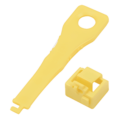 Protector de Bloqueo / Puertos RJ45 y LC / Diseño Compacto Flush / Llave Universal / Bolsa 10 Piezas