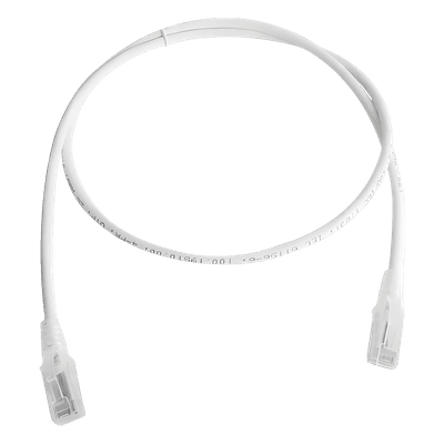 Patch Cord MC6 Modular Cat6 UTP, CM/LS0H, 3ft, Color Blanco MC6-03-02 SIEMON