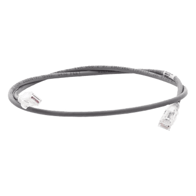 Patch Cord Cat6 UTP / CM/LSOH1 / 0.91 m (3 ft) / Ultra Delgado / Gris MC6-03-04 SIEMON