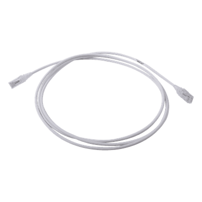 Patch Cord Cat6 UTP / CM-LS0H / 2.13m (7 ft) / 28AWG Diámetro Reducido / Blanco