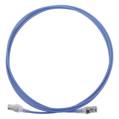 Patch Cord Modular Cat6 UTP / CM/LS0H / 2.13 m (7 Pies) / 28AWG / Diámetro 4.0 mm / Azul MC6-07-0628 SIEMON