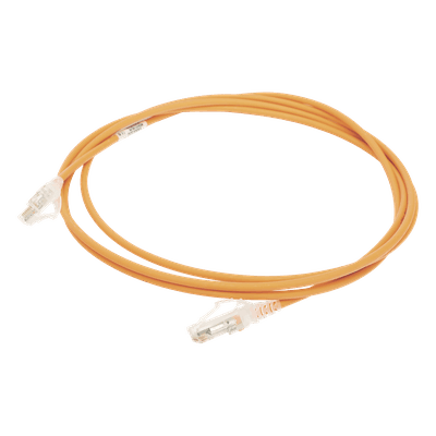 Patch Cord Cat6 UTP / 28AWG Diámetro Reducido / CM/LS0H / 2.13 m (7 pies) / Naranja MC6-07-0928 SIEMON