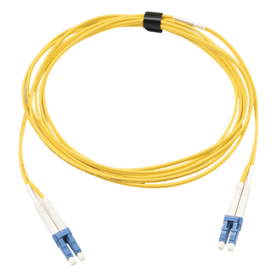 Jumper de Fibra Óptica Monomodo / LC/UPC Duplex / OFNR Riser / 3 Metros (9.84 Pies) / 10 Gigabit / XGLO FJ2-LCULCUL-03 SIEMON