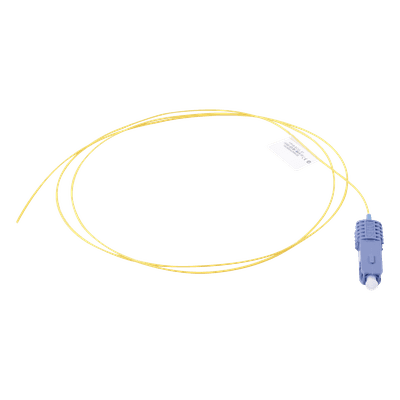 Pigtail de Fibra Óptica / SC/UPC Simplex / Monomodo OS1/OS2 / OFNR / 1 Metro (3.28 Pies) / Amarillo FP1B-SCUL-01 SIEMON
