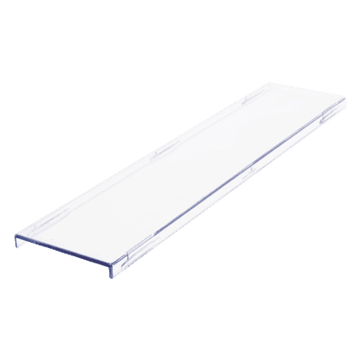 Tapa protectora / Regleta S66 / Plástico retardante llama / Blanco / 10 x 3.4 x 1.2 pulgadas MC4 SIEMON