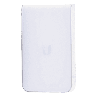 Access Point UniFI doble banda cobertura 180º, MI-MO 2x2 diseño placa de pared con dos puertos adicionales, hasta 100 usuarios Wi-Fi UAP-AC-IW UBIQUITI