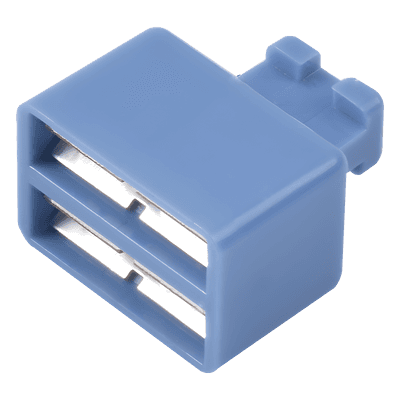 Clip de Puente / 1 Par / Regletas S66 / Enchufes SA-1 / Color Azul / Plástico Resistente SMBC-2-6 SIEMON