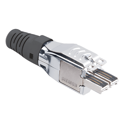 Plug TERA / 4 Pares / 22-23 AWG / S/FTP y F/FTP / Cat 7 y 7A / Blindado / Negro T7P4B011 SIEMON