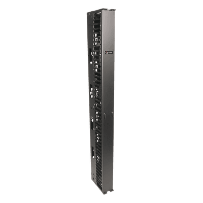 Organizador Vertical Sencillo / 45UR / Acero Laminado en Frío 16AWG / 6in (152mm) Ancho / Alta Densidad VCM-6 SIEMON