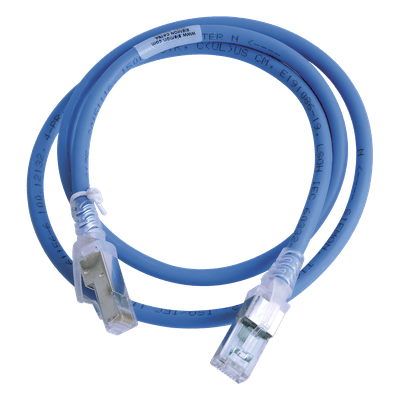 Patch Cord / Cat6A S/FTP / CM/LS0H / 0.91 m (3 pies) / Azul ZM6A-S03-06 SIEMON