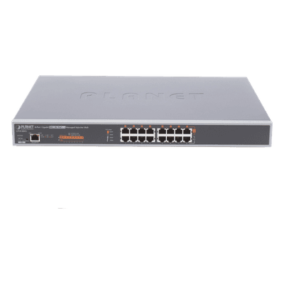 Inyector HUB Adminsitrable Ultra PoE 802.3af/at 8 Puertos Gigabit, Potencia 400W UPOE-800G PLANET