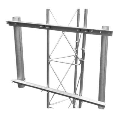 Brazo Lateral Doble / Acero ASTM A-36 / Tubo Ø3' Cal.16 / Altura 60 cm / Ángulos 130 cm / Galvanizado SBL-UNI-2GD SYSCOM TOWERS