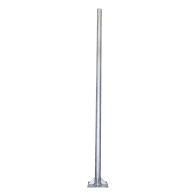 Poste de Acero Galvanizado / 3 m (9.84 ft) / Tubo 3' Cédula 30 / Carga 20 kg / Base 30x30 cm MSC-30A-3 SYSCOM TOWERS