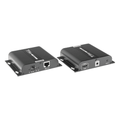 Kit Extensor HDMI para distancias de 120 metros / Resolución 4K @ 30Hz / Cat 5e/6 / Soporta conexión Uno a Uno y Uno a Muchos / Hasta 253 Rx / HDbitT / Soporta control remoto del equipo fuente. TT683 EPCOM TITANIUM