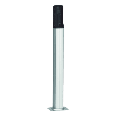 Base de PVC para Fotoceldas / Altura Ajustable 500 mm (1.64 ft) / Color Plata / Resistente a la Intemperie 001-DIR-CG CAME